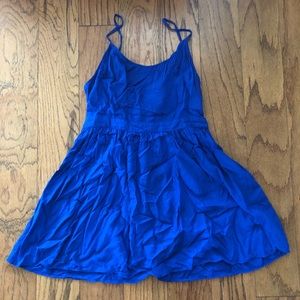 American Eagle blue cami sundress dress